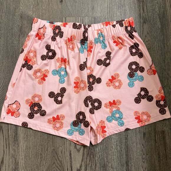 Disney Mickey & Minnie Donut Women's PJ Pants, Size L - Picture 1 of 5
